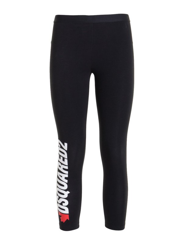 DSQUARED2: レギンス - レギンス - ソリッド・カラー