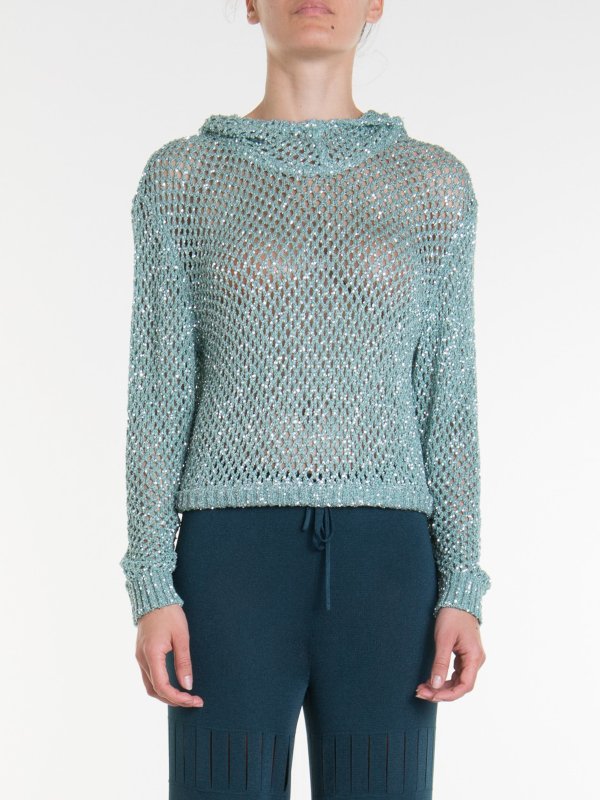 iKRIX MISSONI: Pull col rond - Pull Col Rond - Bleu Clair