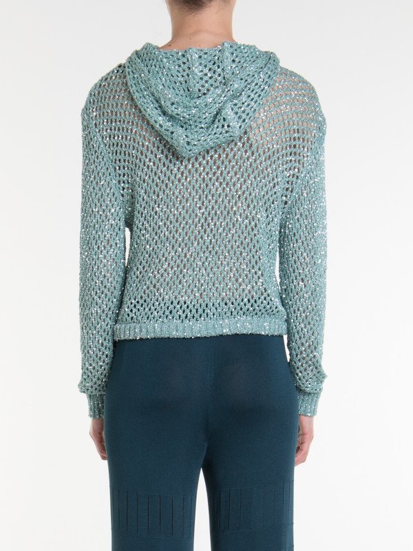 Pull Col Rond - Bleu Clair shop online: MISSONI