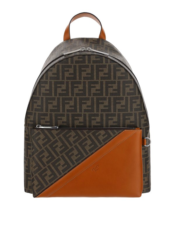 FENDI: backpacks - FF patterned backpack