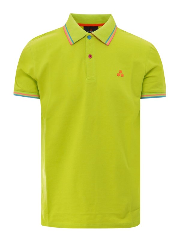 PEUTEREY: polo - Polo verde in cotone