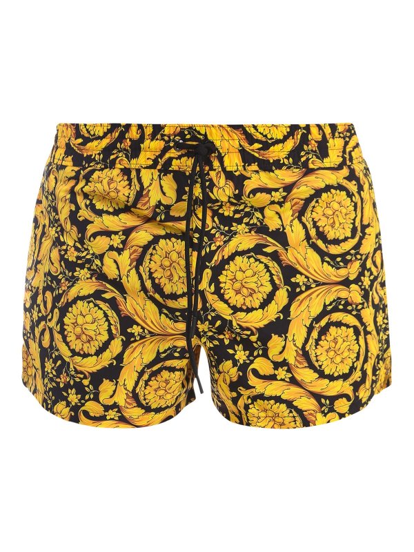 VERSACE: Shorts de bain - Short De Bain - Or
