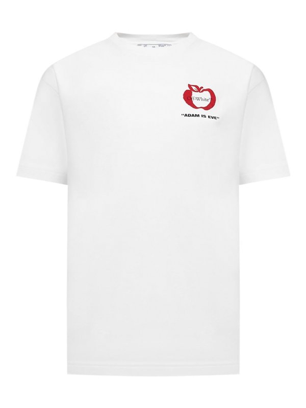 OFF-WHITE: T-shirts - T-Shirt - Weiß