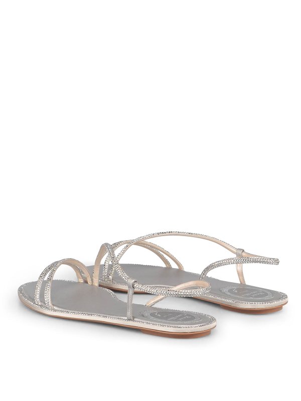 iKRIX RENE CAOVILLA: sandals - Embellished flat sandals