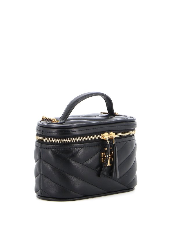 TORY BURCH: cross body bags online - Kira Chevron Mini Vanity leather bag