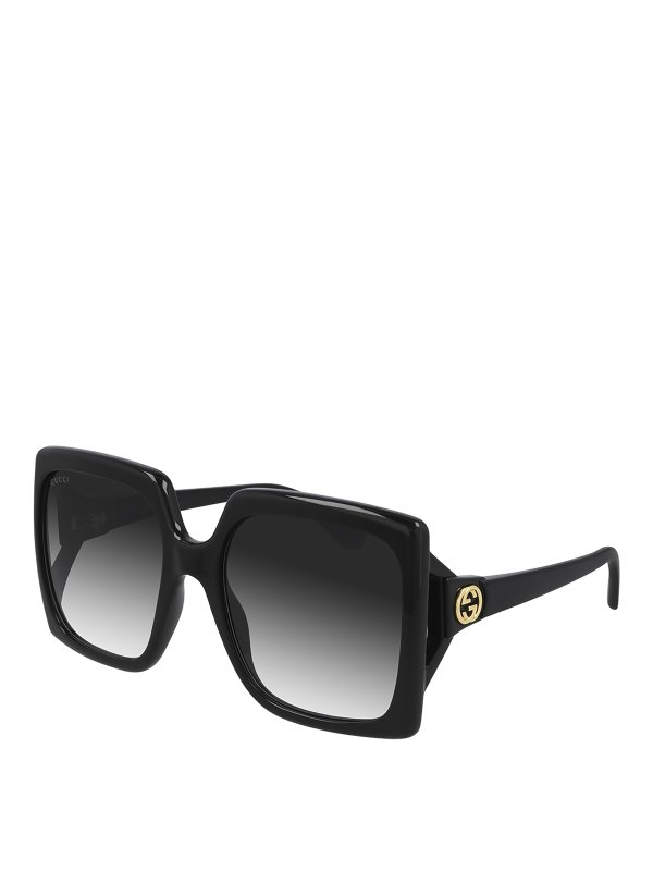 GUCCI: Sonnenbrillen - Sonnenbrille - Schwarz