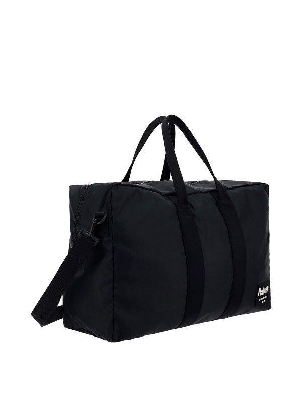 ALEXANDER MCQUEEN: Luggage & Travel bags online - Graffiti logo patch duffle bag