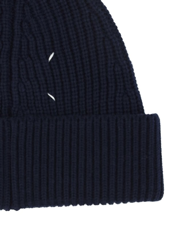iKRIX Maison Margiela: ニットキャップ - ビーニー帽 - ダークブルー