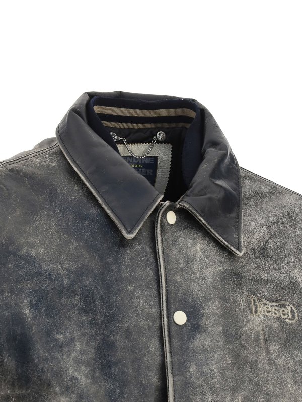 iKRIX DIESEL: レザージャケット - レザージャケット - 黒