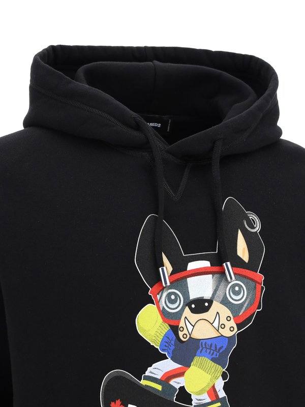 iKRIX DSQUARED2: Sweatshirts & Sweaters - Dog print sweatshirt