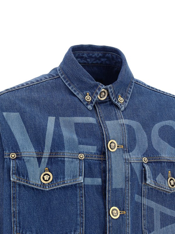 iKRIX VERSACE: Vestes en denim - Veste En Jean - Délavé