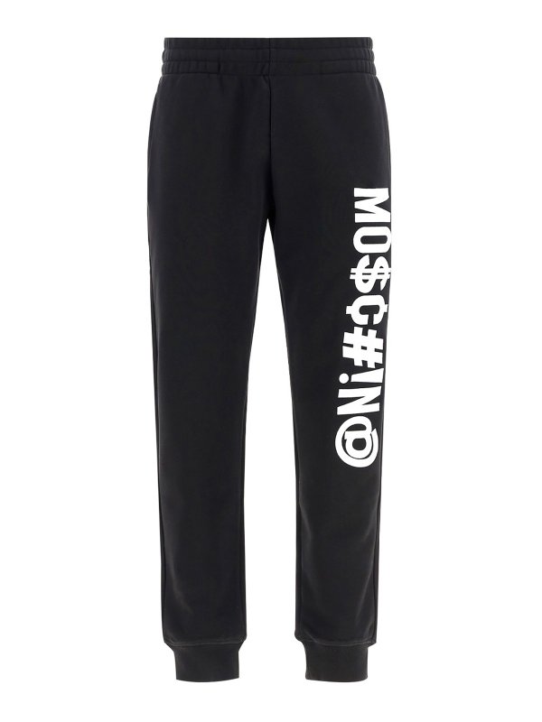 MOSCHINO: Pantalons de survêtement  - Pantalons De Sport - Noir