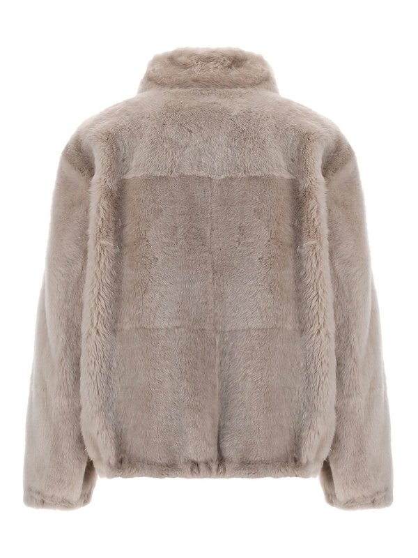 BRUNELLO CUCINELLI: Fur & Shearling Coats online - Sheepskin jacket