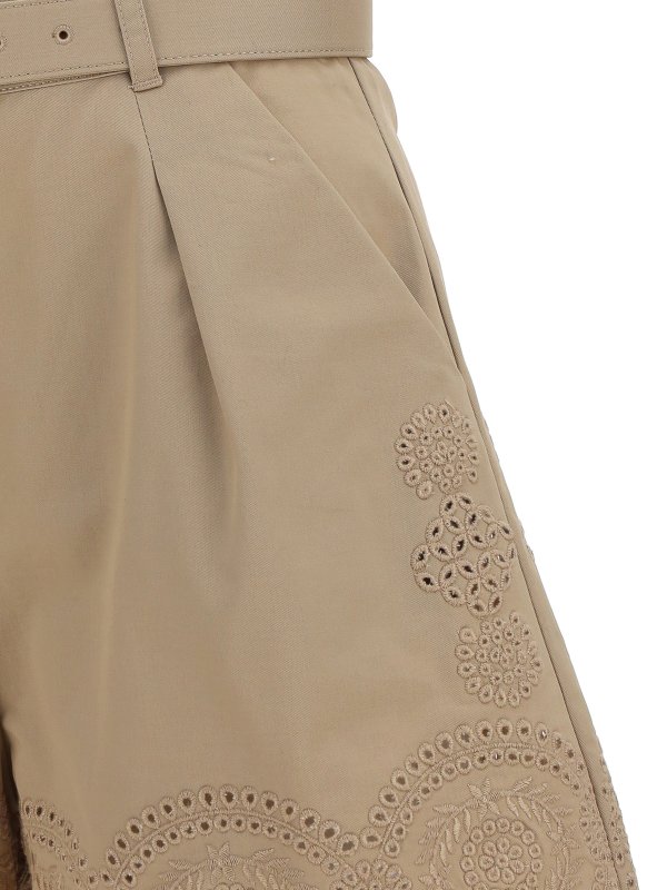 iKRIX Self Portrait: pantaloni shorts - Bermuda in cotone