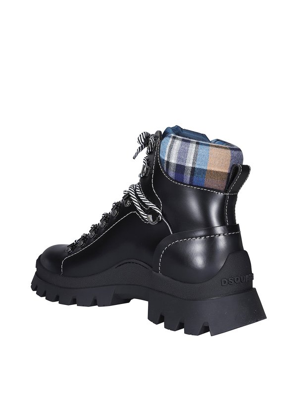 iKRIX DSQUARED2: ankle boots - Leather combat boots
