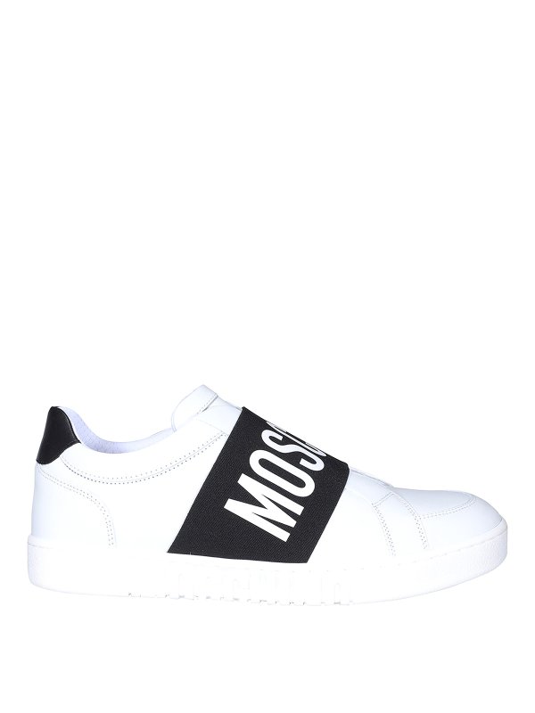 MOSCHINO: スニーカー - スニーカー - 白