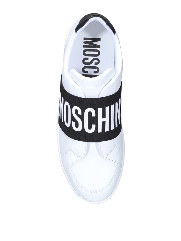 スニーカー - 白 shop online: MOSCHINO
