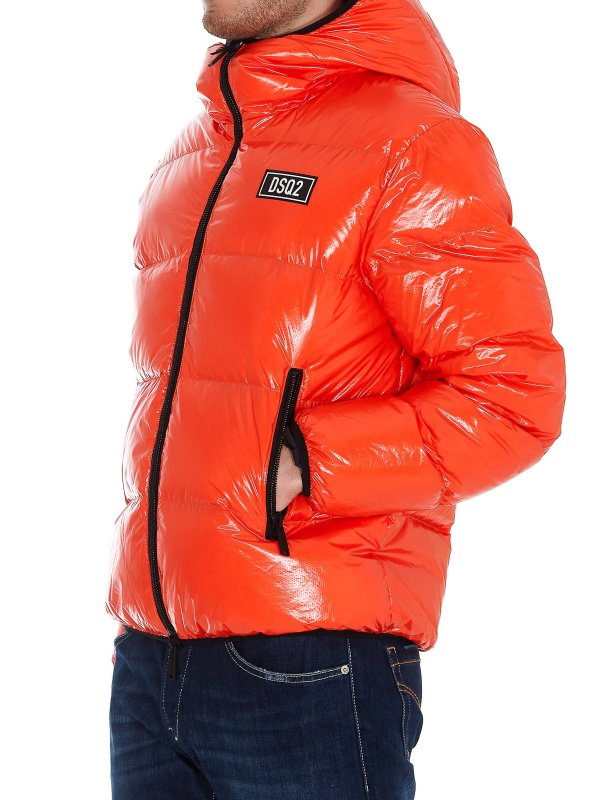 DSQUARED2: padded jackets online - Semiglossy puffer jacket