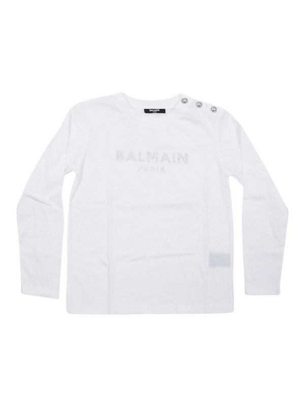 Balmain: Camisetas - Camiseta - Blanco
