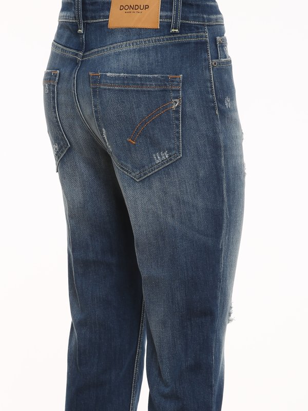 iKRIX DONDUP: straight leg jeans - Koons Gioiello jeans