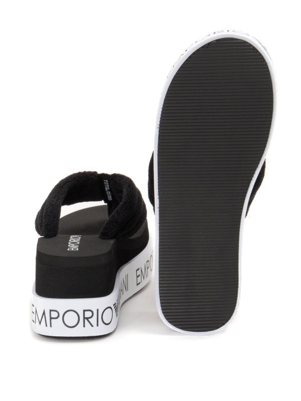 EMPORIO ARMANI buy online ビーチサンダル - 黒