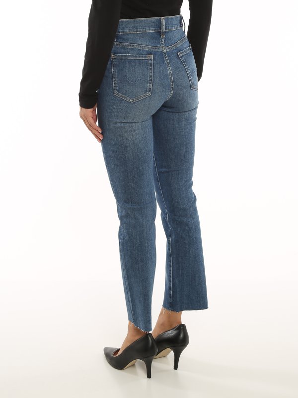 The Straight Crop jeans shop online: 7 FOR ALL MANKIND