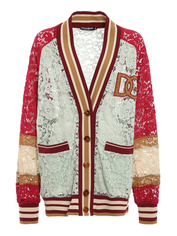 DOLCE & GABBANA: cardigans - Lace cardigan