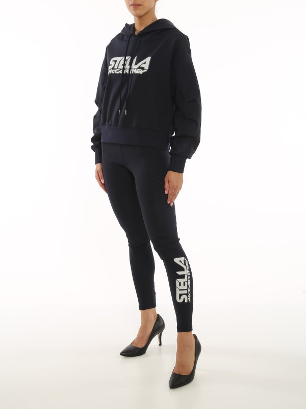STELLA McCARTNEY: Felpe e maglie online - Felpa in scuba con stampa logo