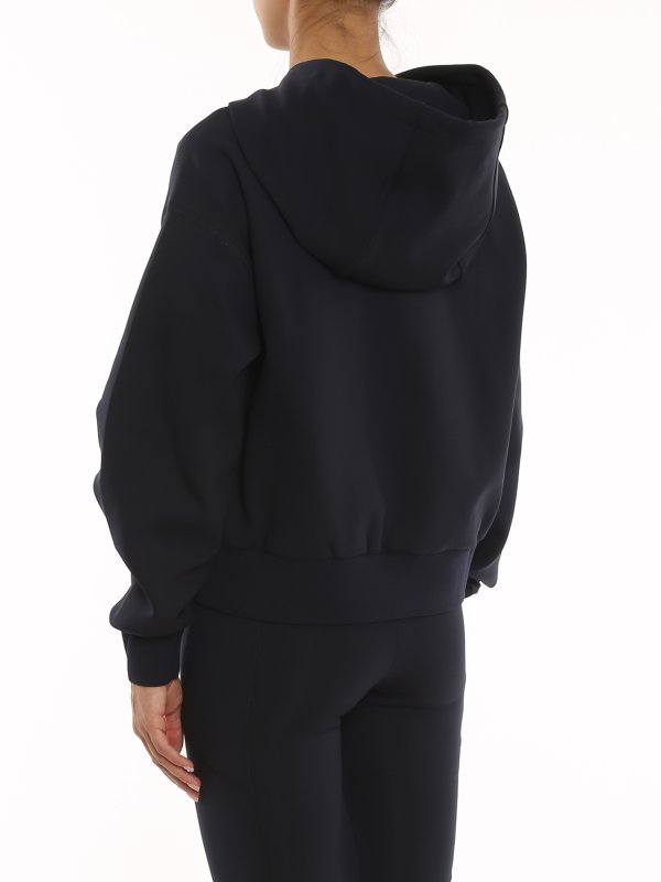 Felpa in scuba con stampa logo shop online: STELLA McCARTNEY