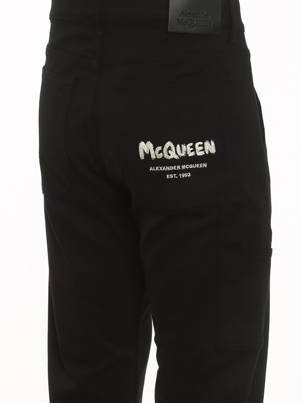 iKRIX ALEXANDER MCQUEEN: Jeans Rectos - Vaqueros Rectos - Graffiti
