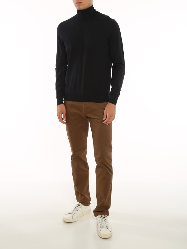DRUMOHR: Col roulé & Col polo online - Pull Col Roulé - Bleu