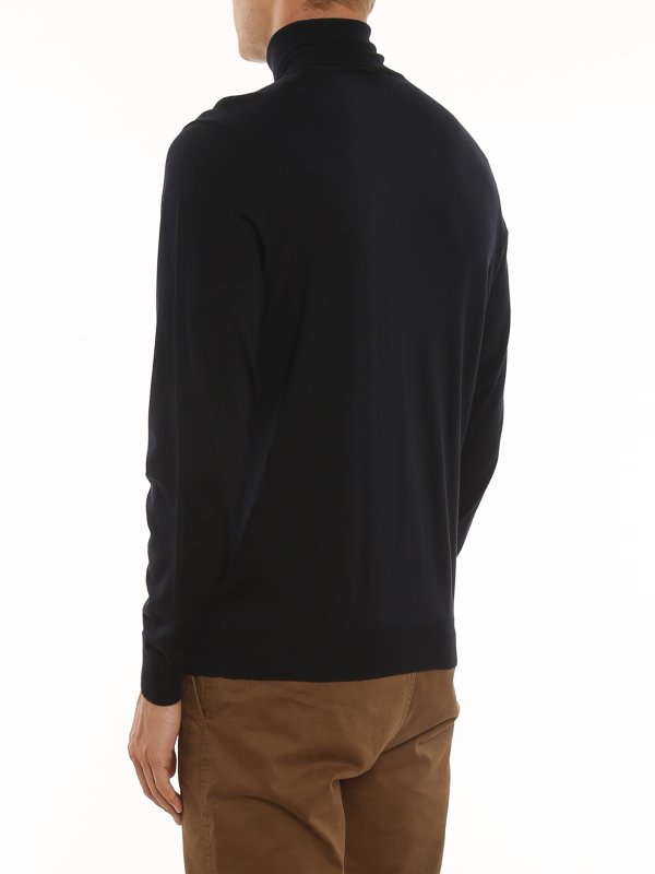 Pull Col Roulé - Bleu shop online: DRUMOHR