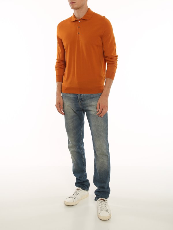 DRUMOHR: Rollkragenpullover  und Polo-Ausschnitt online - Rollkragenpullover - Orange