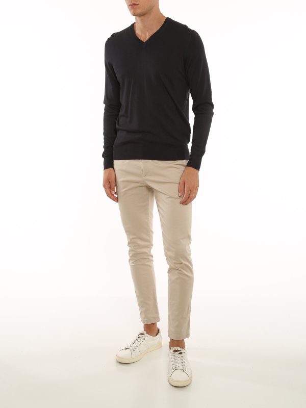 DRUMOHR: Col en V online - Pull À Col V - Noir