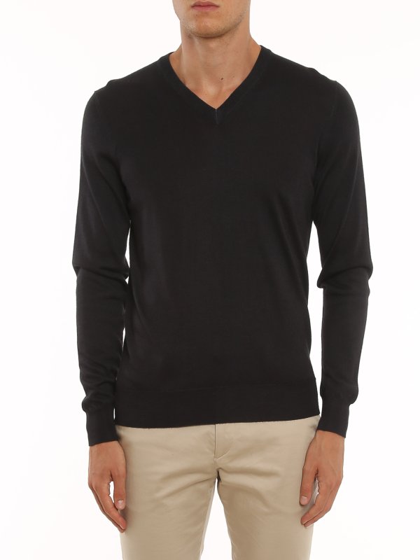 iKRIX DRUMOHR: Col en V - Pull À Col V - Noir