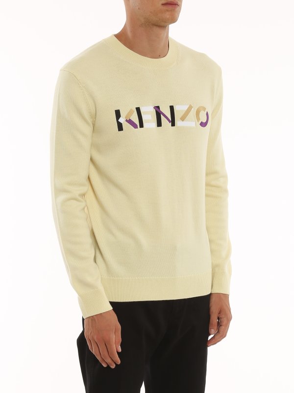 KENZO buy online Pull Col Rond - Jaune Clair