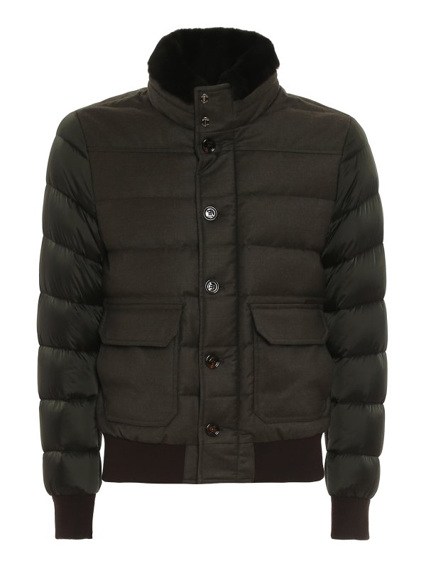 MOORER: padded jackets - Fantoni puffer jacket