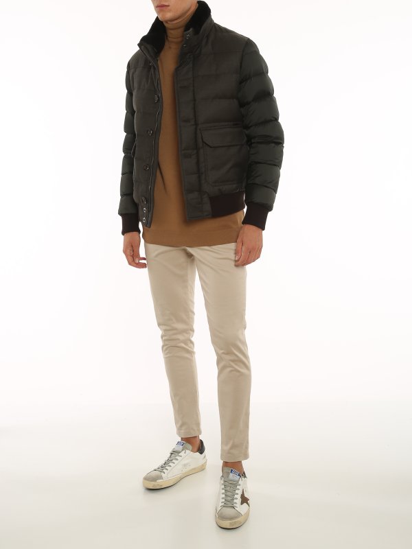 MOORER: padded jackets online - Fantoni puffer jacket