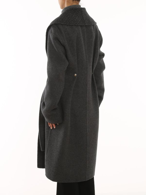 Langer Mantel - Grau shop online: GIVENCHY