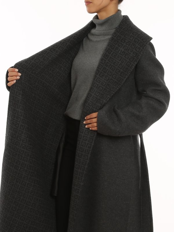 GIVENCHY buy online Langer Mantel - Grau