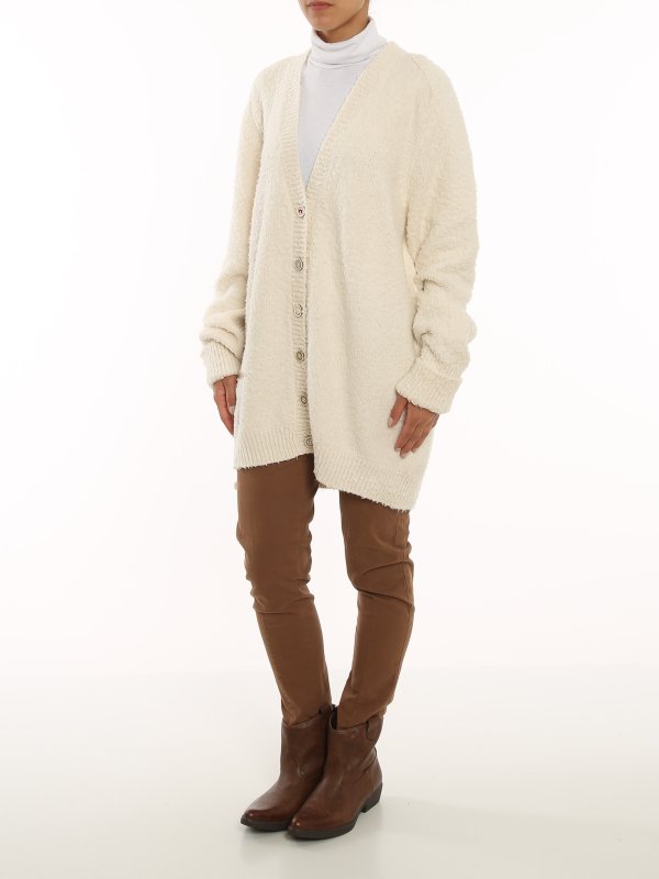 Maison Margiela: カーディガン online - カーディガン - 白