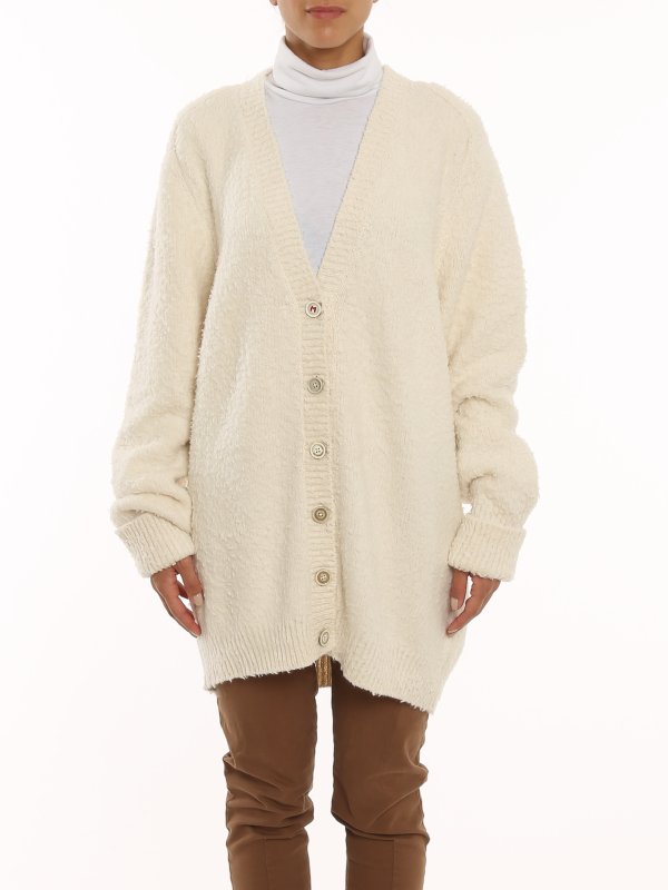 iKRIX Maison Margiela: カーディガン - カーディガン - 白