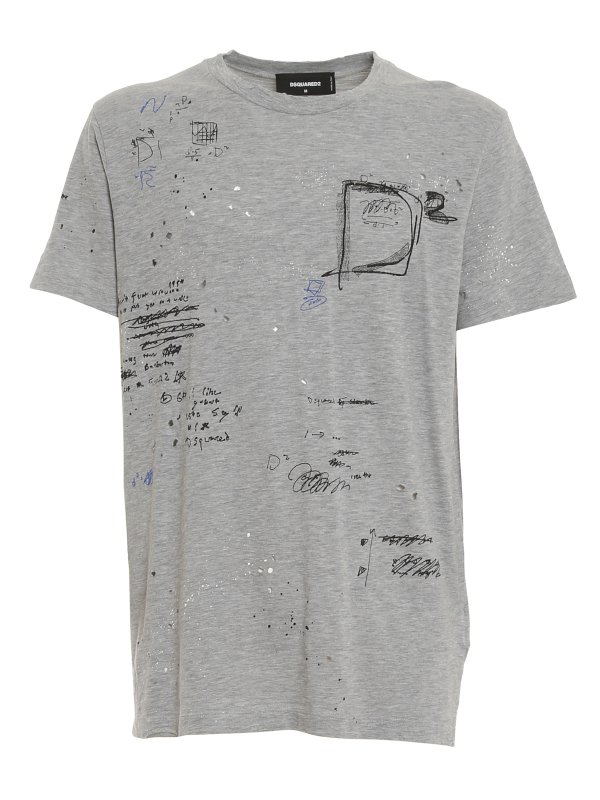 DSQUARED2: t-shirts - Logo T-shirt