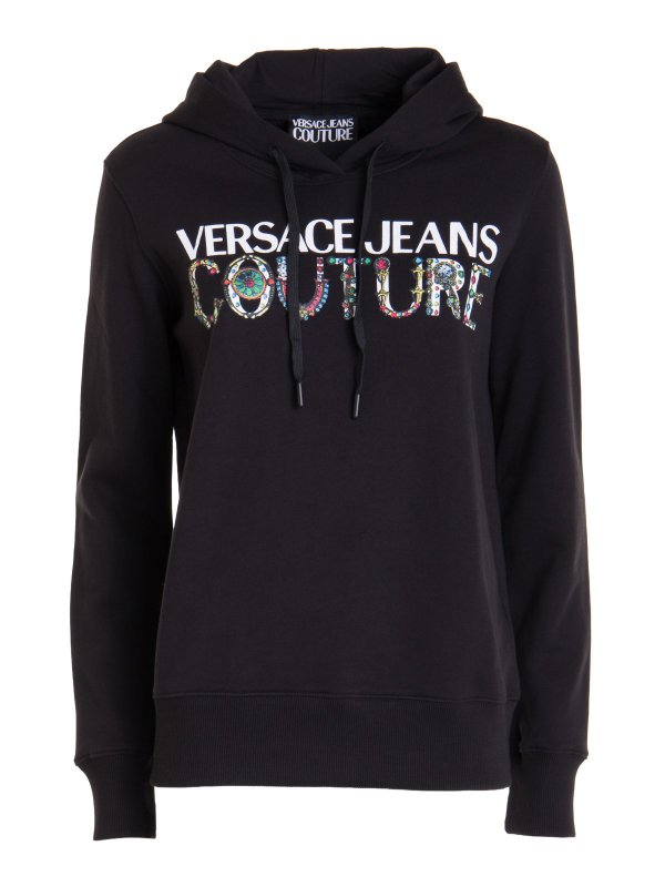 Versace Jeans Couture: スウェット＆セーター - スウェットシャツ/セーター - 黒