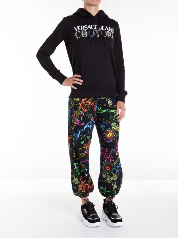 Versace Jeans Couture: スウェット＆セーター online - スウェットシャツ/セーター - 黒