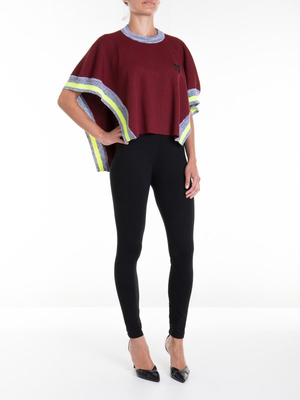 M MISSONI: ケープ＆ポンチョ online - ケープ/ポンチョ - ダークレッド