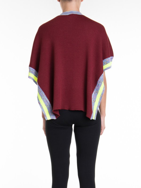 ケープ/ポンチョ - ダークレッド shop online: M MISSONI