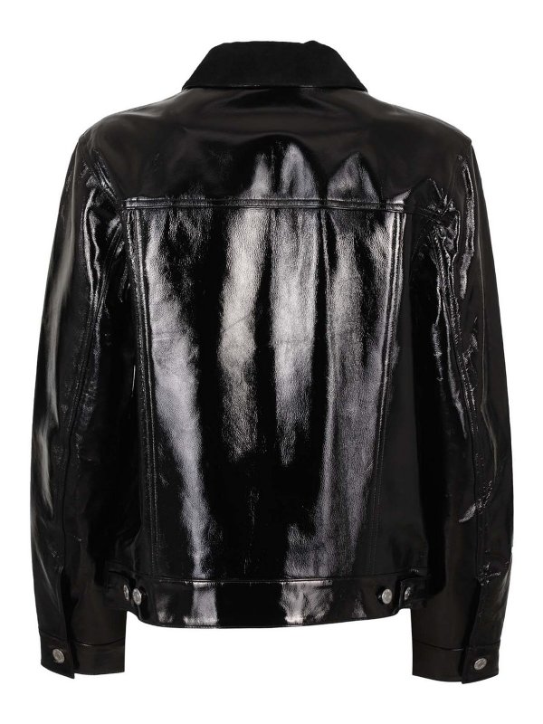 HELMUT LANG: Lederjacken online - Lederjacke - Schwarz