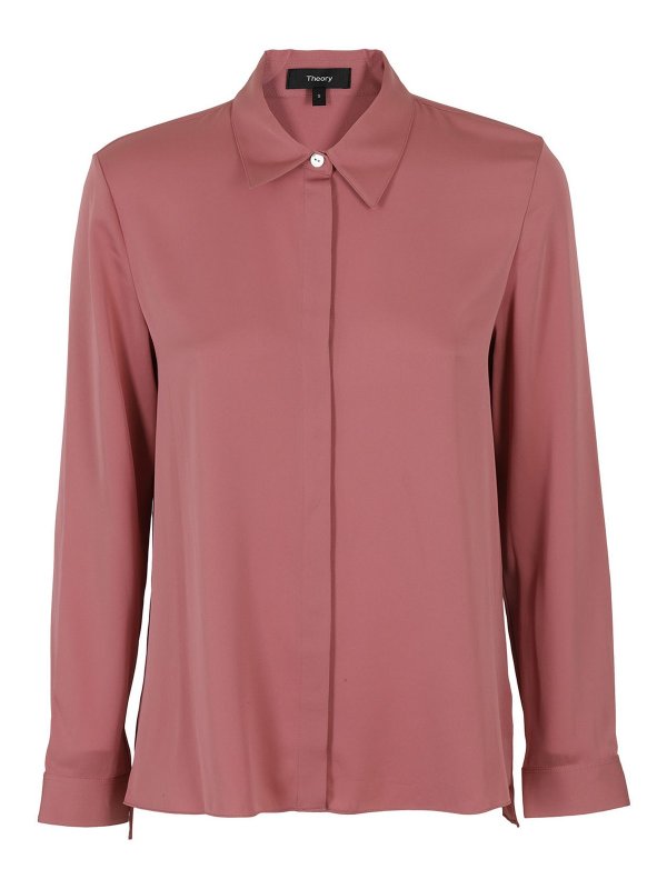 Theory: シャツ - シャツ - ダークピンク