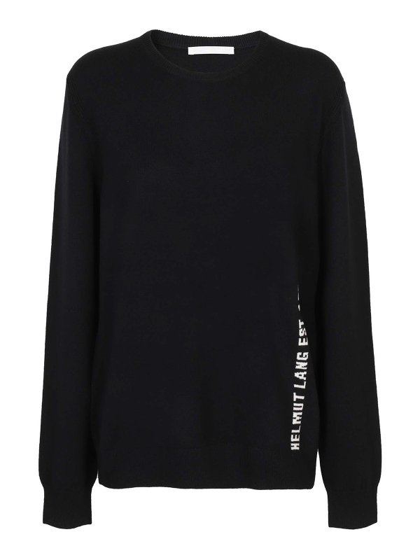HELMUT LANG: maglia collo rotondo - Pull Cozy Logo